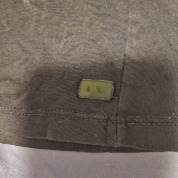 Armani exchange mens black t shirt - Picture 4 of 4